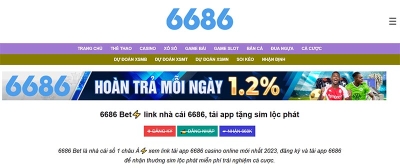 Nhà cái 6686 VN Bet - địa chỉ chơi cá cược trực tuyến xanh chín nhất